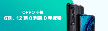 OPPO12期分期零费息